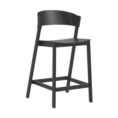 Muuto Cover Counter Stool, black (65 cm)