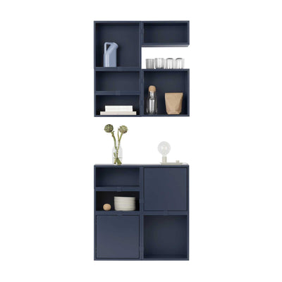 Muuto Stacked shelf system configuration 8-2