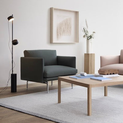 Muuto Workshop coffee table, oak (86x86 cm)