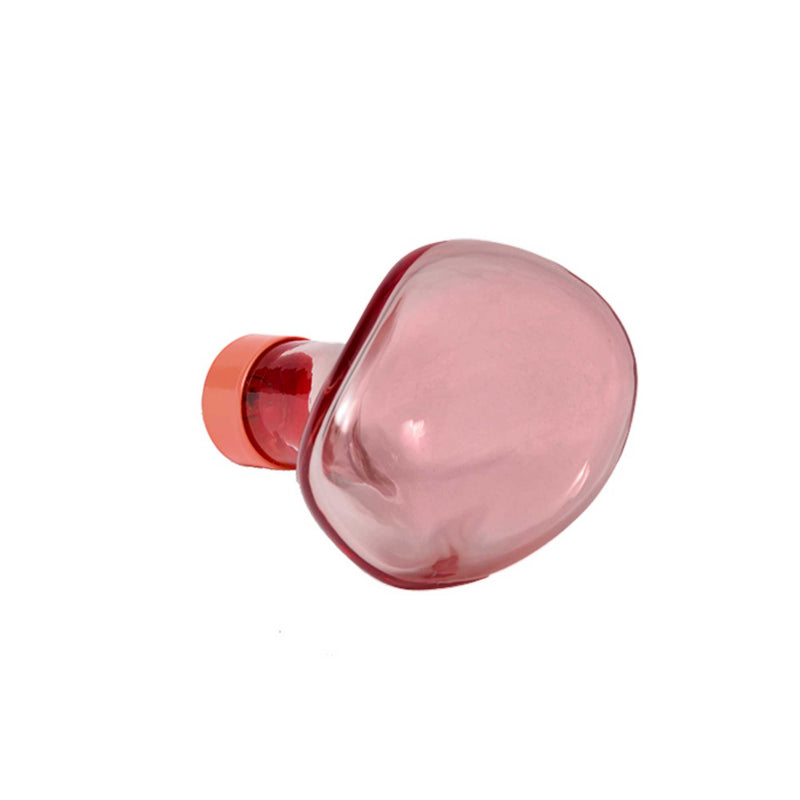 Petite Friture Bubble coat hook small, transparent coral