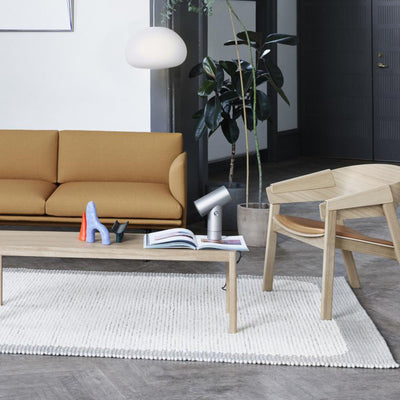 Muuto Cover lounge chair, refine leather cognac/oak