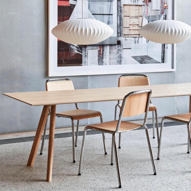 HAY CPH30 table, clear lacquered oak