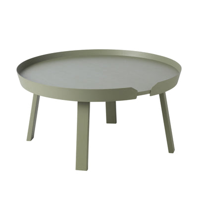 Muuto Around Ø72 coffee table, dusty green