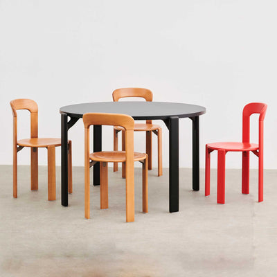 HAY Rey Dining table w. chairs for 4
