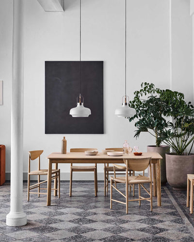 &Tradition HM3 Drawn chair, White oiled oak