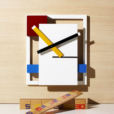 refurbished | De Stijl wall clock