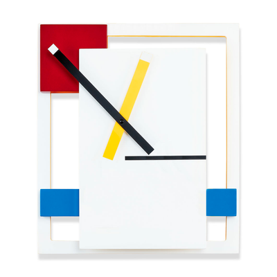 refurbished | De Stijl wall clock