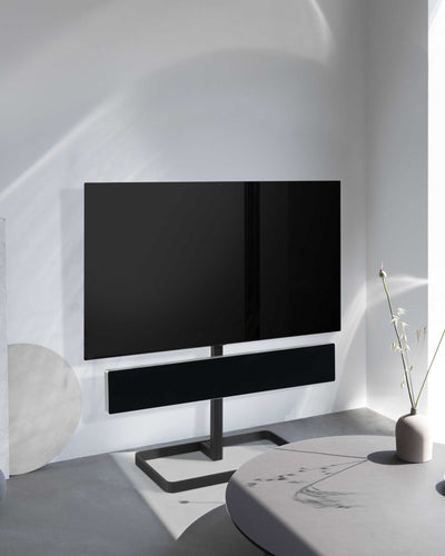 Bang & Olufsen Beosound Stage Powerful Dolby Atmos Soundbar, silver/black