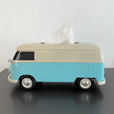 Volkswagen VW T1 Bue 1:16 Tissue Box , blue/cream
