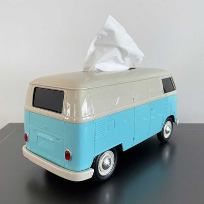 Volkswagen VW T1 Bue 1:16 Tissue Box , blue/cream