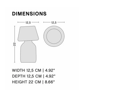 Hay Apollo rechargeable lamp