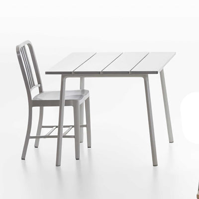 Emeco Run Side Table 161cm, aluminum (outdoor)