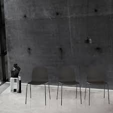 Muuto Tube Base Visu Chair . Black Black