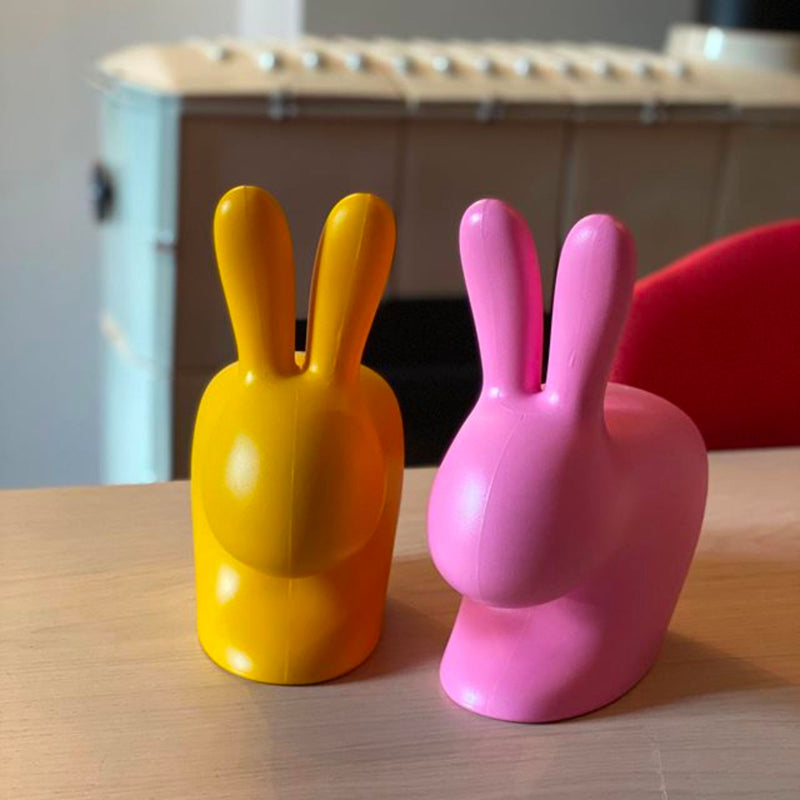 Qeeboo Rabbit XS Door Stopper , Bright Pink