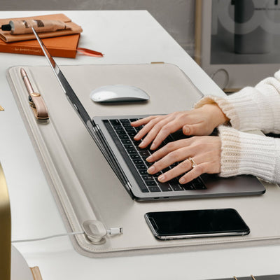 Orbitkey Desk Mat large, stone