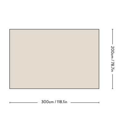 &Tradition The Moor rug AP7 , Beige Dew (200x300 cm)