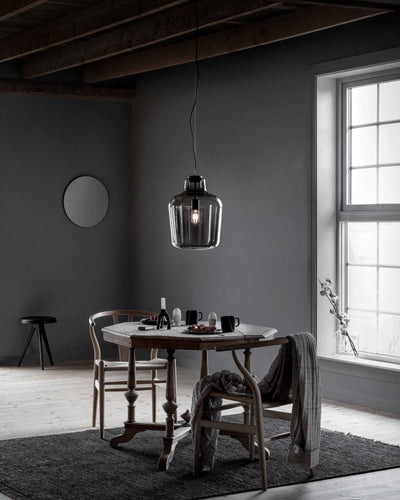 Northern Say My Name pendant lamp, smoked grey glossy
