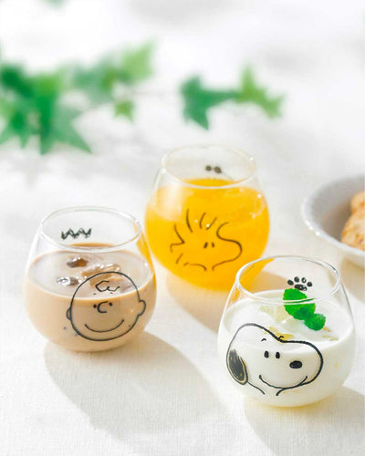 Peanuts Yurayura tumbler, brown