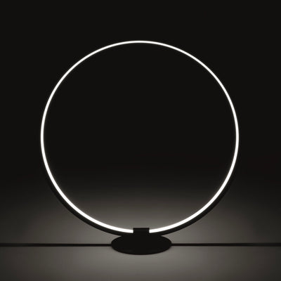 Egoluce Lancia Tonda Table Lamp Dia50 , Black