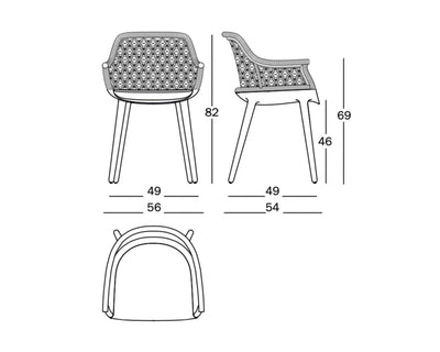 Magis Cyborg Elegant armchair, white