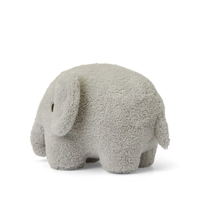 Elephant soft toy 23cm, Terry light grey