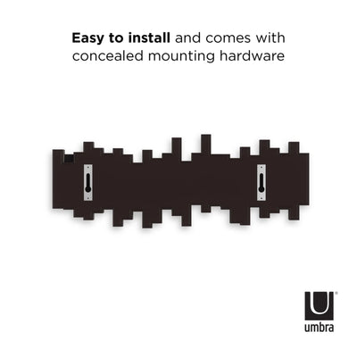 Umbra Sticks multi hook, espresso