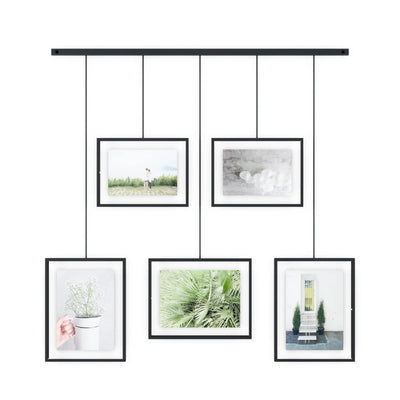 Umbra Exhibit picture frame (set of 5), black