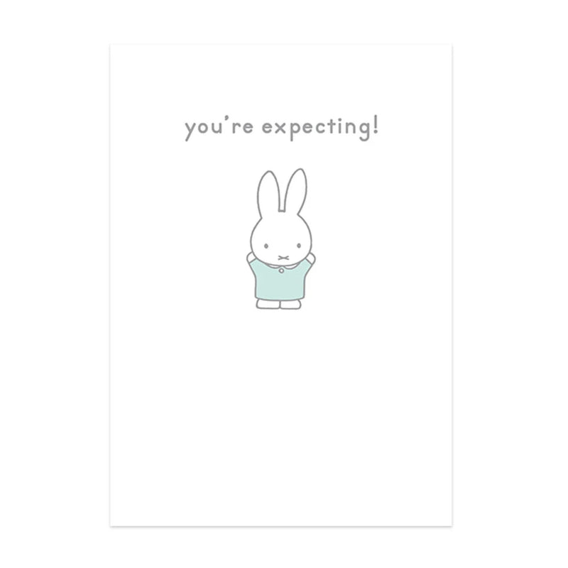 Hype Miffy message card, you're expecting
