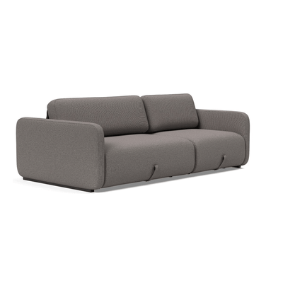 Vogan Sofa bed with backshelf, 521MixedDanceGrey