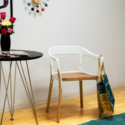 refurblished | Magis Steelwood Chair , White/Beech