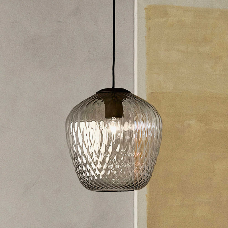&Tradition Blown SW3 pendant, silver lustre