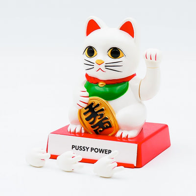 Locomocean Cattitude Lucky Cat with Interchangeable Hands