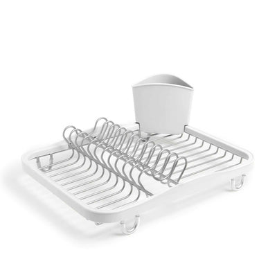 Umbra Sinkin Dish Rack, white