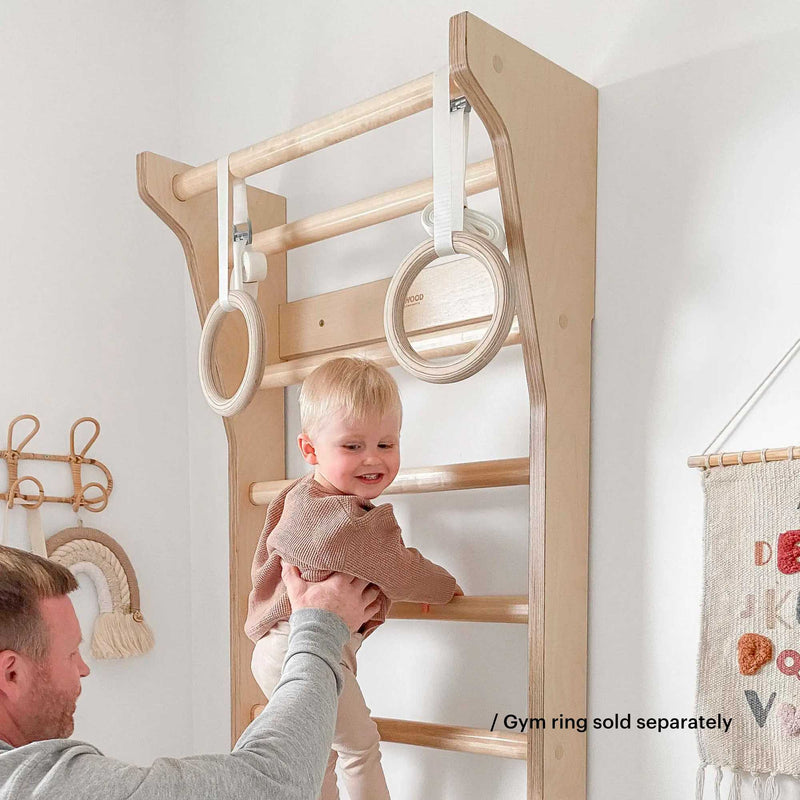 Fitwood Upplyft Mini wall bars, birch (190cm)