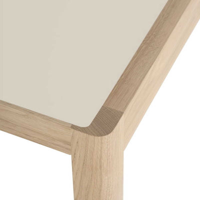 Muuto Workshop table 130x65, warm grey/oak