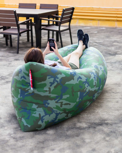 Fatboy Lamzac air lounger, camouflage