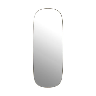 Muuto Framed wall mirror 118x45, grey/clear glass