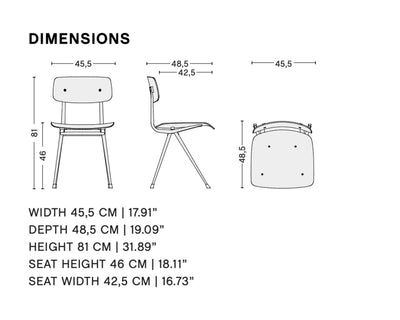 Hay Result Chair, black/black