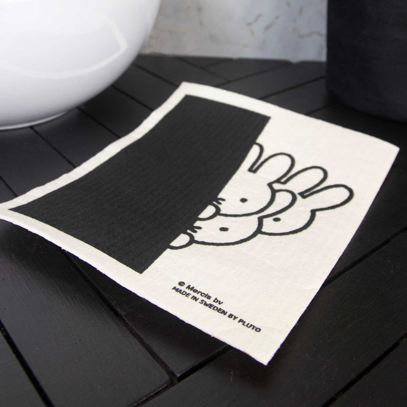 Miffy Swedish dishcloth, peekaboo