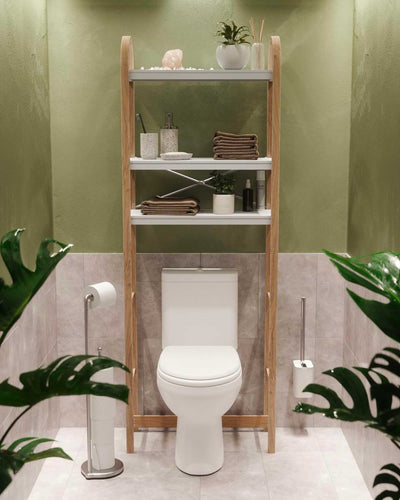 Umbra Bellwood Over The Toilet shelf, natural