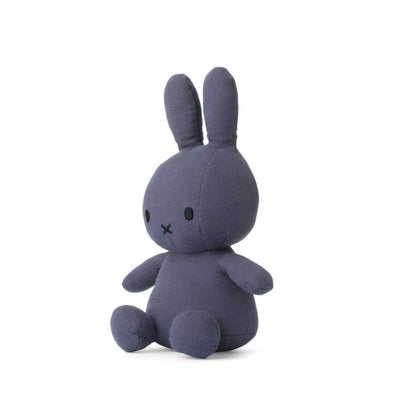Miffy Sitting soft toy 23cm, Mousseline faded blue