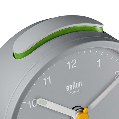 Braun BS12 alarm clock, 100th anniversary grey