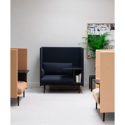 Muuto Outline Sofa Highback Right, Black Base w105xd78xh115cm