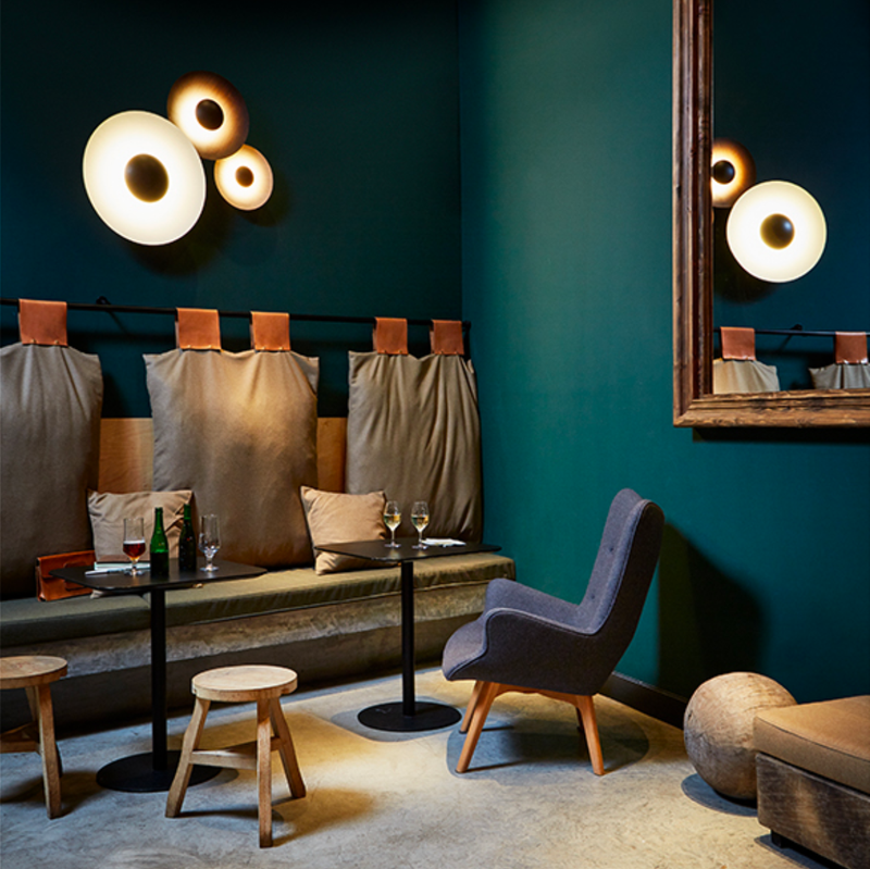 Marset Ginger 32C wall/ceiling lamp, wenge