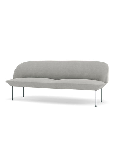 Muuto Oslo sofa 3-seater, fiord151/dark grey
