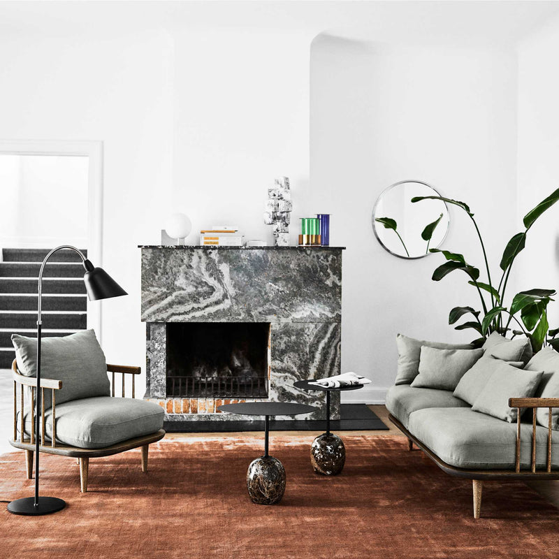 &Tradition SC10 Fly armchair, white oiled oak/hot madison 094