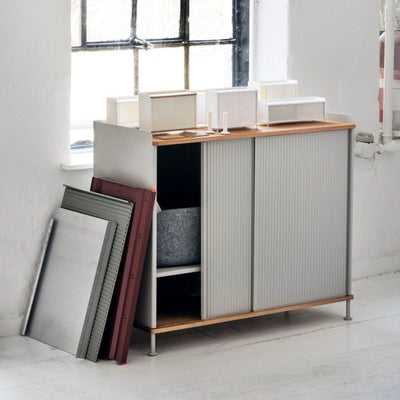 Muuto Enfold Sideboard High , Oak-Grey