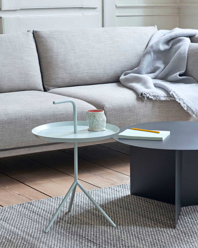 HAY Silhouette sofa 3-seater, ruskin 33/silk black/oiled oak