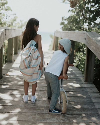 Play&Go OUTDOOR playmat and bag, stripes (ø140cm)