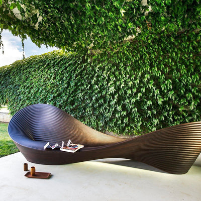 Magis Folly bench, rust brown 1069C (outdoor)